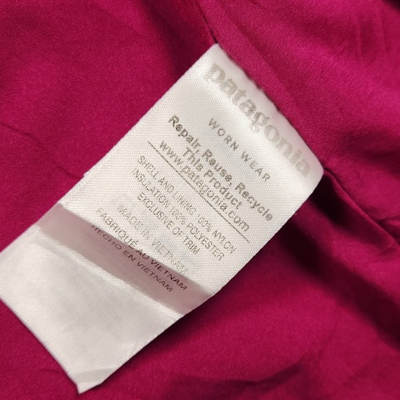 Patagonia Jacket Womens XS Extra Small Nano Air Hoody Black Puffer Hooded - Picture 5 of 16